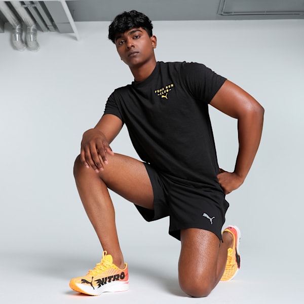 "Run Club" Men's Running Tee, PUMA Black, extralarge-IND